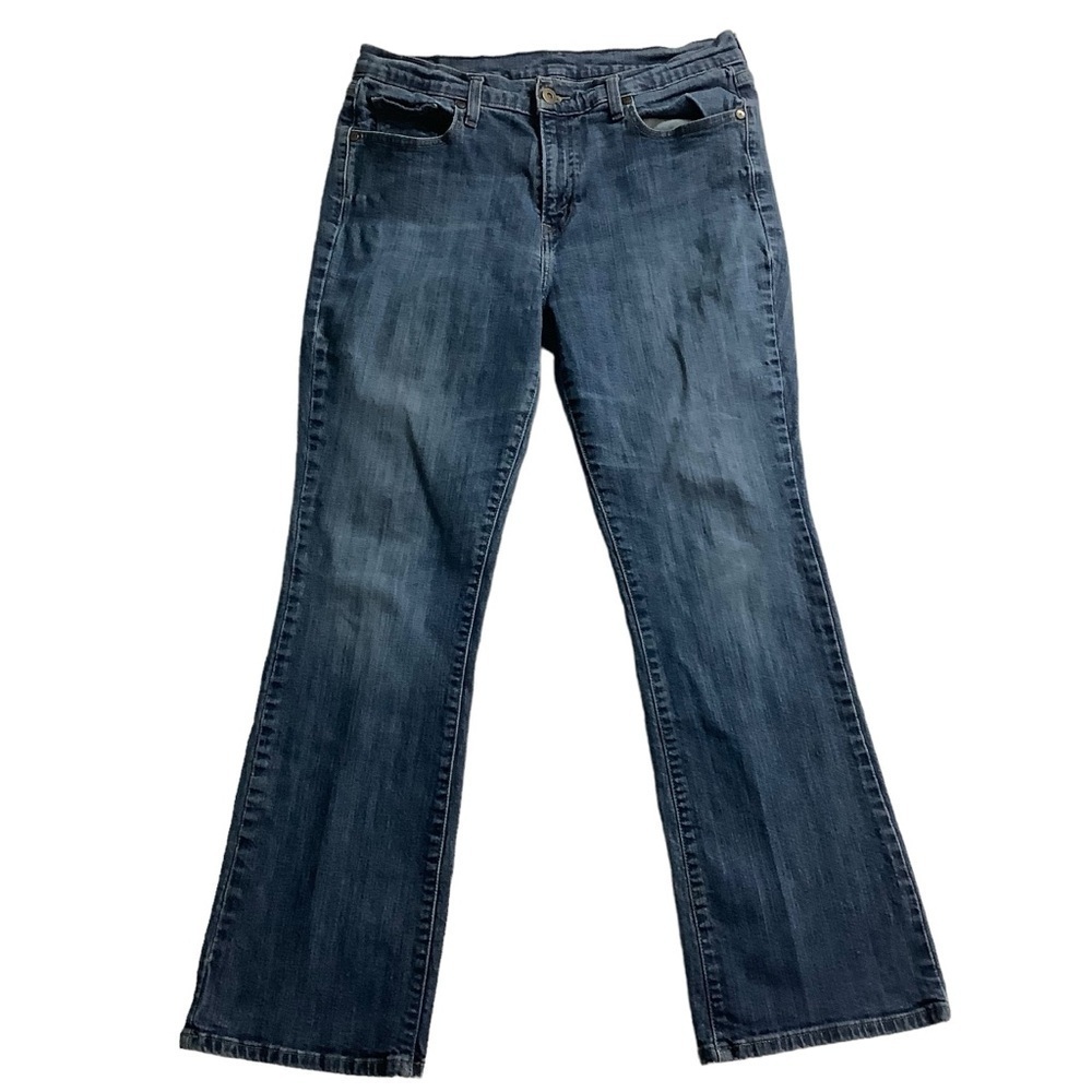 Levi’s Medium Wash Embroidered Bootcut Blue Jeans Size 12S